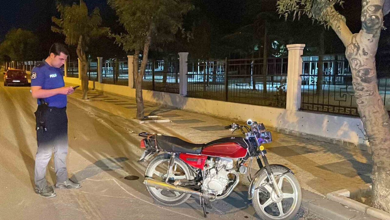 Karaman'da bir otomobil, motosiklet sürücüsü M.K.'ye çarptıktan sonra kaçtı. Motosiklet