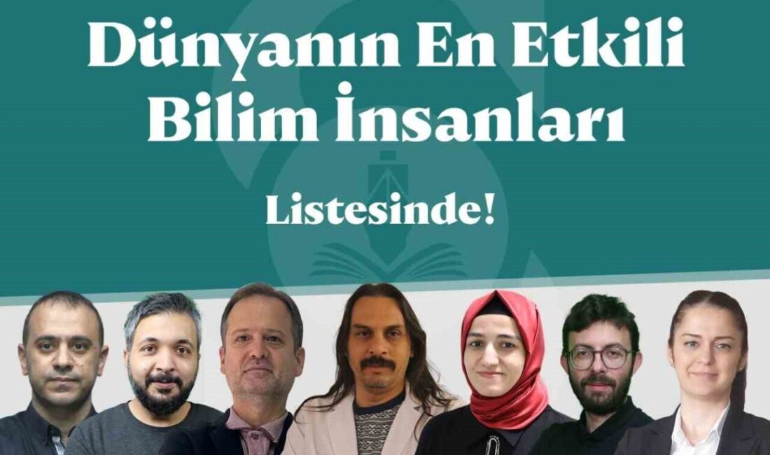 Samsun Üniversitesi'nden 7 akademisyen, 2025 güncellemeli "Dünyanın En Etkili Bilim