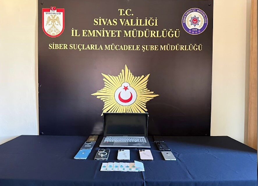 Sivas merkezli gerçekleştirilen sanal bahis operasyonda, 1 milyon 30 bin