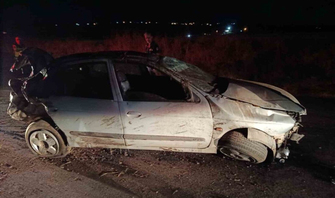 Şanlıurfa'nın Siverek ilçesinde, 35 AD 2406 plakalı otomobil gece saatlerinde