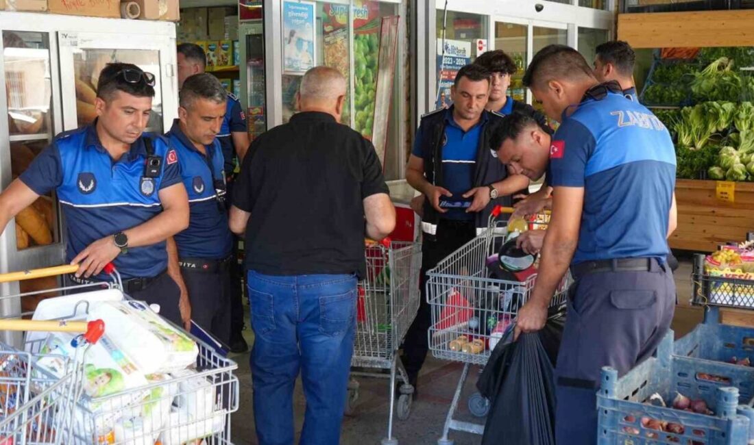 Tarsus Belediyesi zabıta ekipleri, gerçekleştirdiği denetimlerde son kullanma tarihi geçmiş