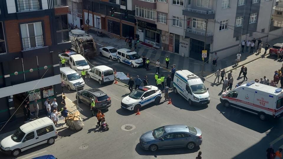 Tekirdağ'ın Saray ilçesinde 70 yaşındaki Selim Gürbüz, yolun karşısına geçerken