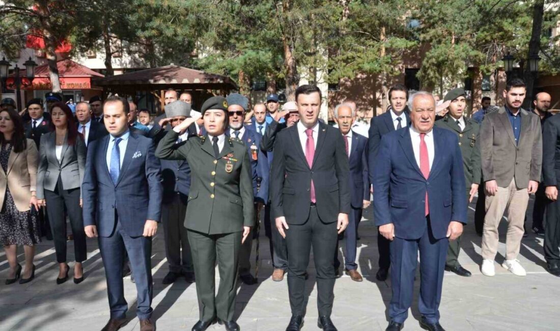 Erzincan’ın Tercan ilçesinde 19 Eylül Gaziler Günü, resmi törenle kutlandı.