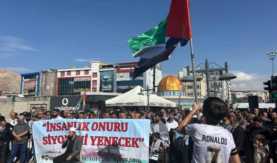 Van'daki sivil toplum kuruluşları, İsrail'in Gazze'ye yönelik saldırılarına dikkat çekmek