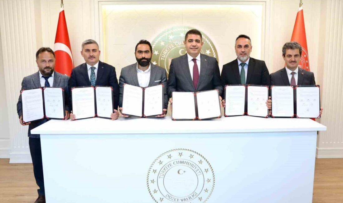 Düzce'nin Gümüşova ilçesindeki yangında yıkılan caminin yerine yenisinin yapılması için