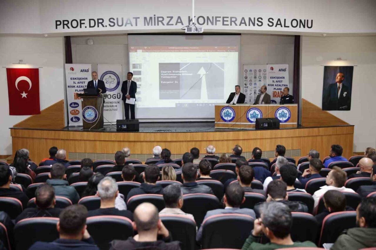 Eskişehir'de 13 Ekim Uluslararası Afet Risklerinin Azaltılması Günü kapsamında düzenlenen