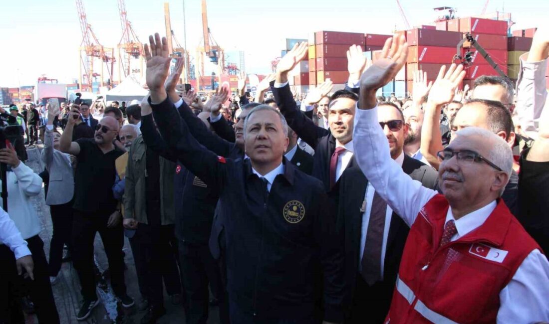 Mersin Limanı'ndan Gazze'ye insani yardım götüren 17. İyilik Gemisi, İçişleri
