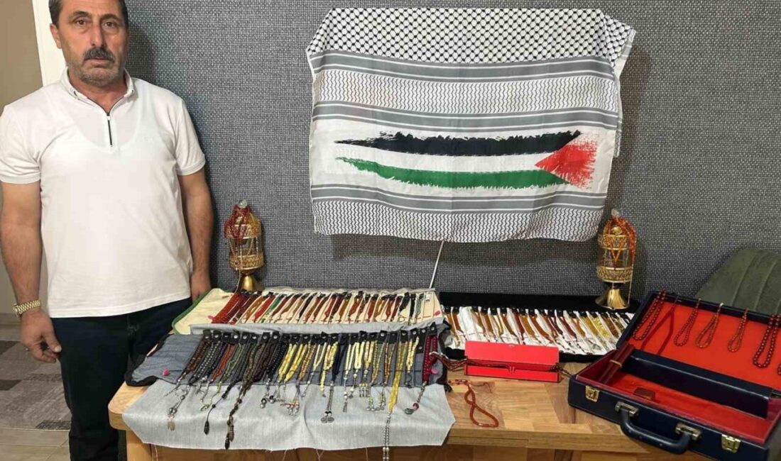 Bingöl'de yaşayan Sıddık Ağırbaş, 35 yılda topladığı tespih koleksiyonunu Gazze'ye