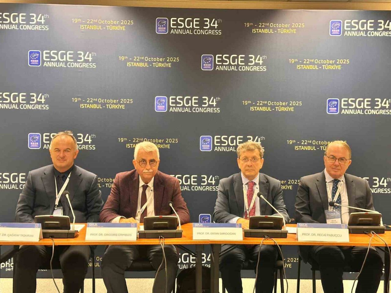 34'üncü Yıllık ESGE Kongresi, 19-22 Ekim tarihlerinde İstanbul'da yapıldı. 84