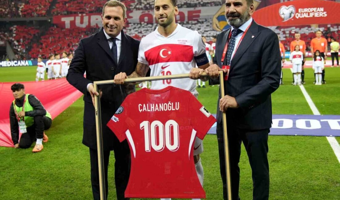 A Milli Futbol Takımı kaptanı Hakan Çalhanoğlu, Gürcistan ile oynanan