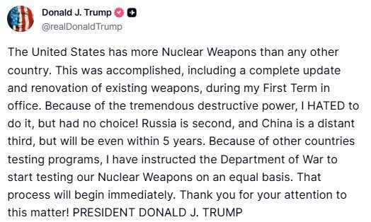 ABD Başkanı Donald Trump, Çin ile yapacağı görüşme öncesi nükleer