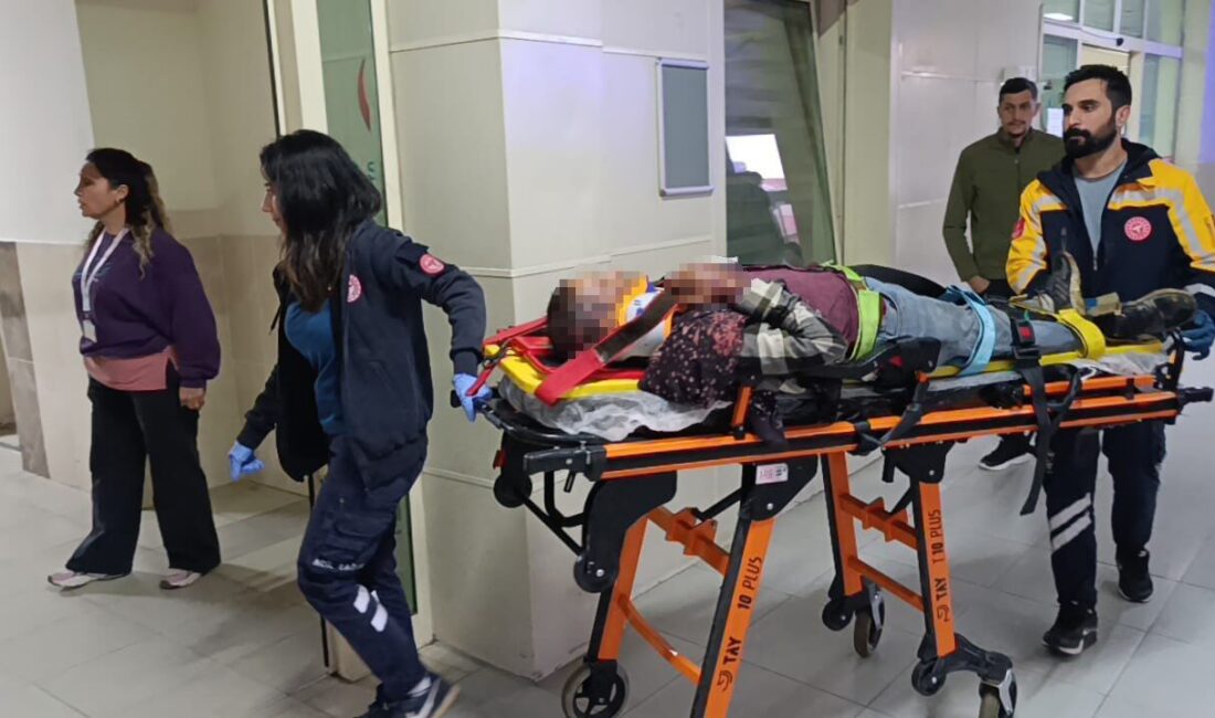 Adana'nın Kozan ilçesinde tarım işçilerini taşıyan minibüs, kaygan yolda devrildi.