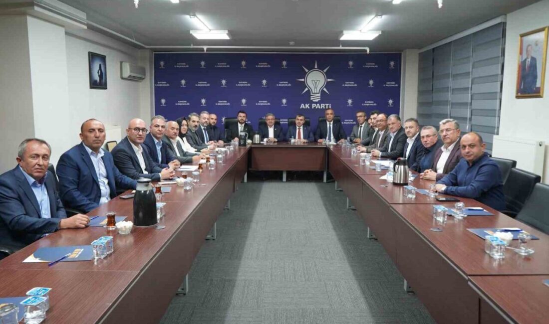 AK Parti Kayseri İl Başkanlığı, İlçe Danışma Meclisi Toplantıları sonrası
