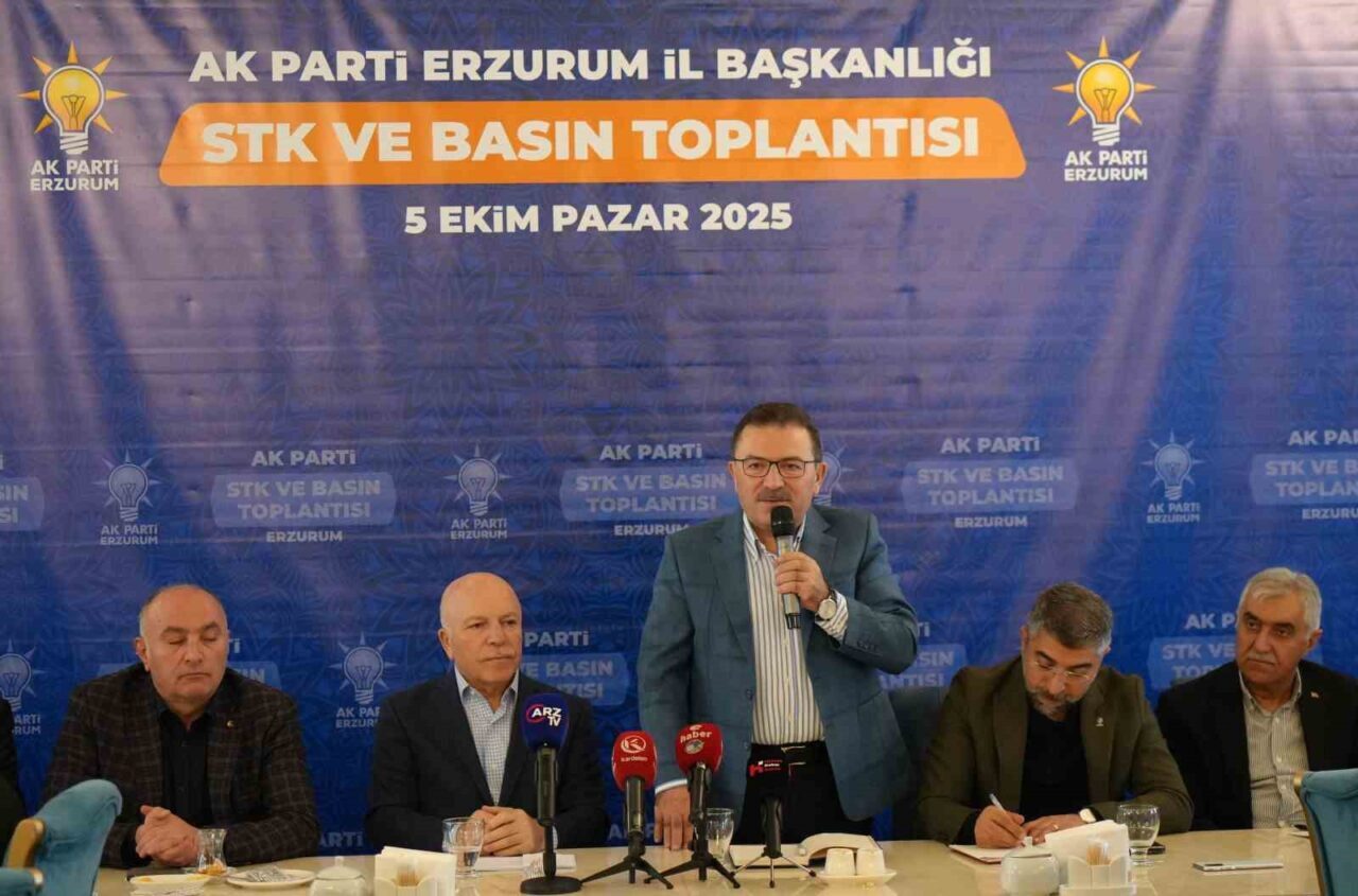 AK Parti Erzurum İl Teşkilatı, sivil toplum kuruluşları ve basın