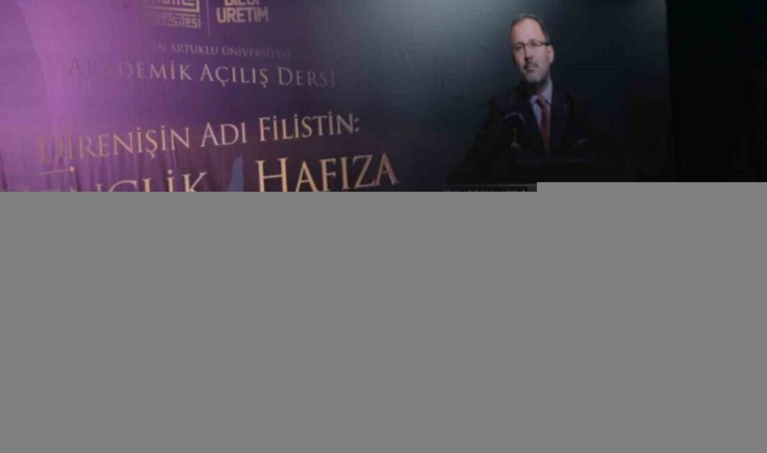 Mehmet Muharrem Kasapoğlu: “Filistin Davası, İnsanlığımızı Hatırlatıyor” AK Parti İzmir Milletvekili Mehmet Muharrem Kasapoğlu, Mardin Artuklu Üniversitesi'nde