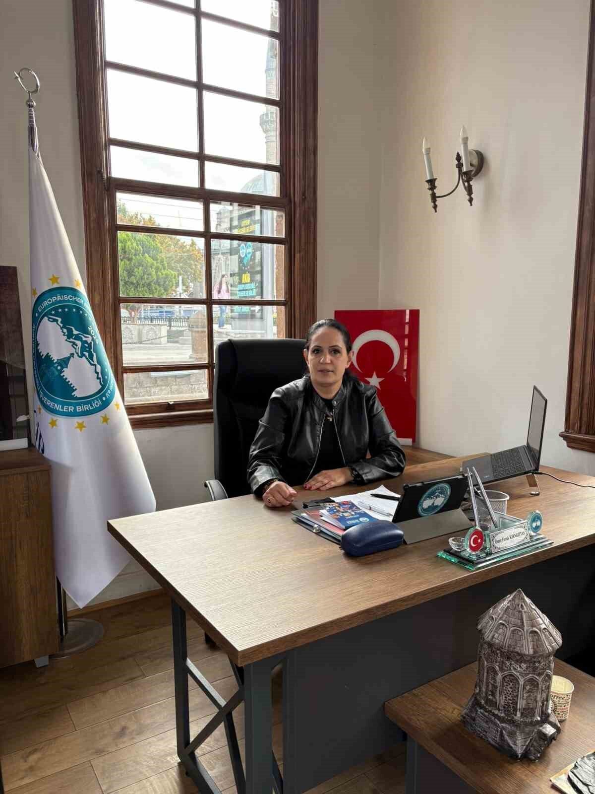 Yeşim Akpınar, Avrupalı Kayserililer Birliği Genel Başkanı olarak AKİB’in Avrupalı