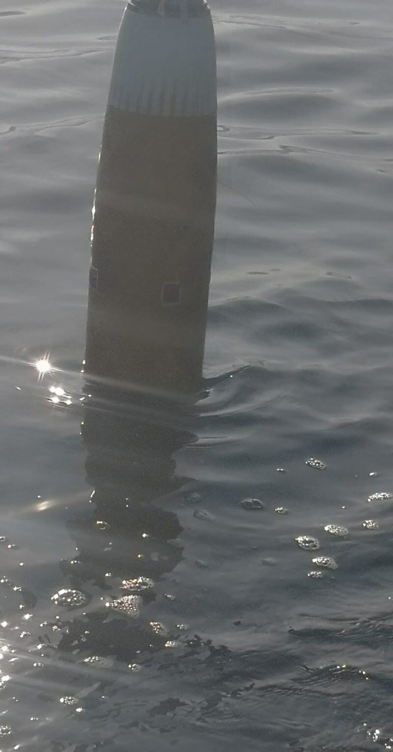 Zonguldak'ta balıkçılar, Akçakoca açıklarında bir Ukrayna menşeli füze intikal motoru