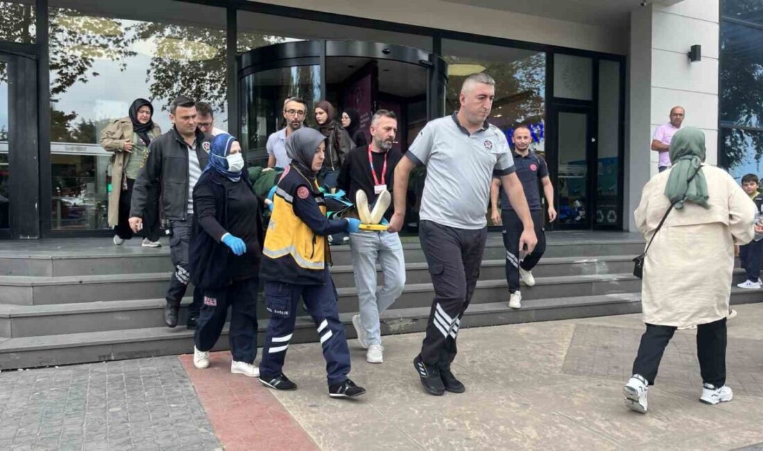 Ünye ilçesindeki ÜNİPORT alışveriş merkezinde 74 yaşındaki Meliha Ö. dengesini
