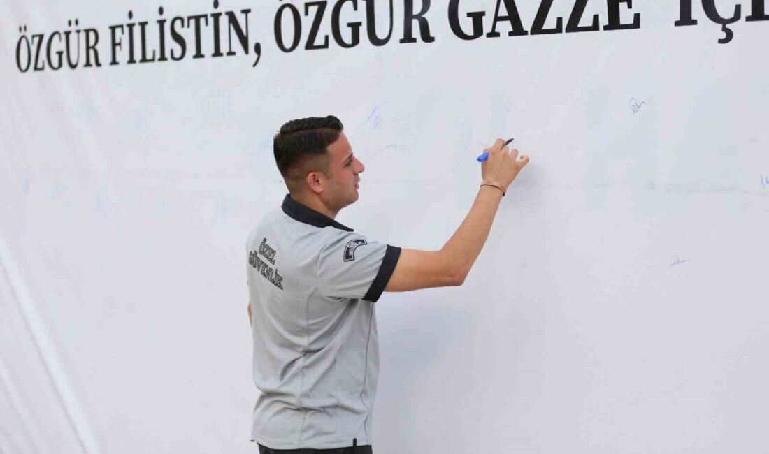 Alanya Alaaddin Keykubat Üniversitesi, "Özgür Filistin, Özgür Gazze için Gönülden