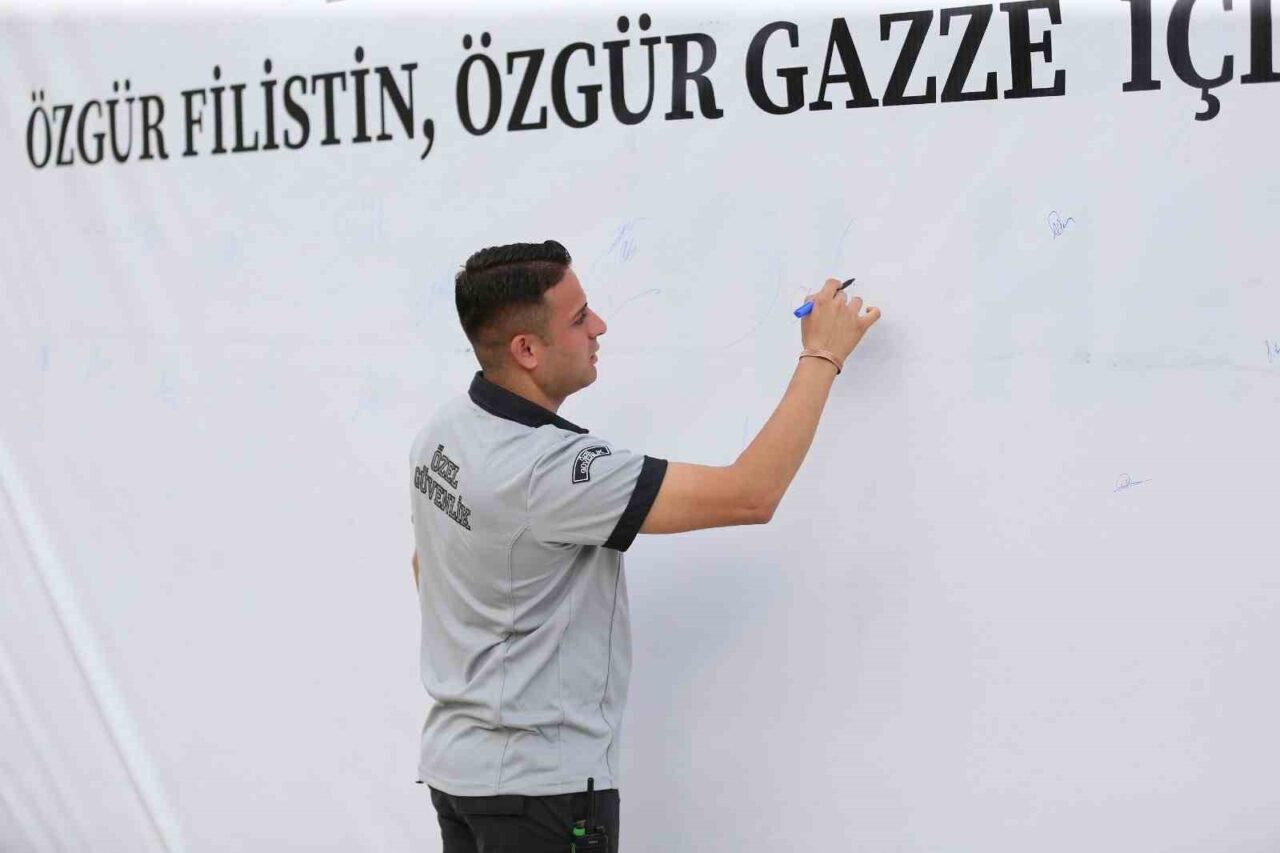Alanya Alaaddin Keykubat Üniversitesi, "Özgür Filistin, Özgür Gazze için Gönülden