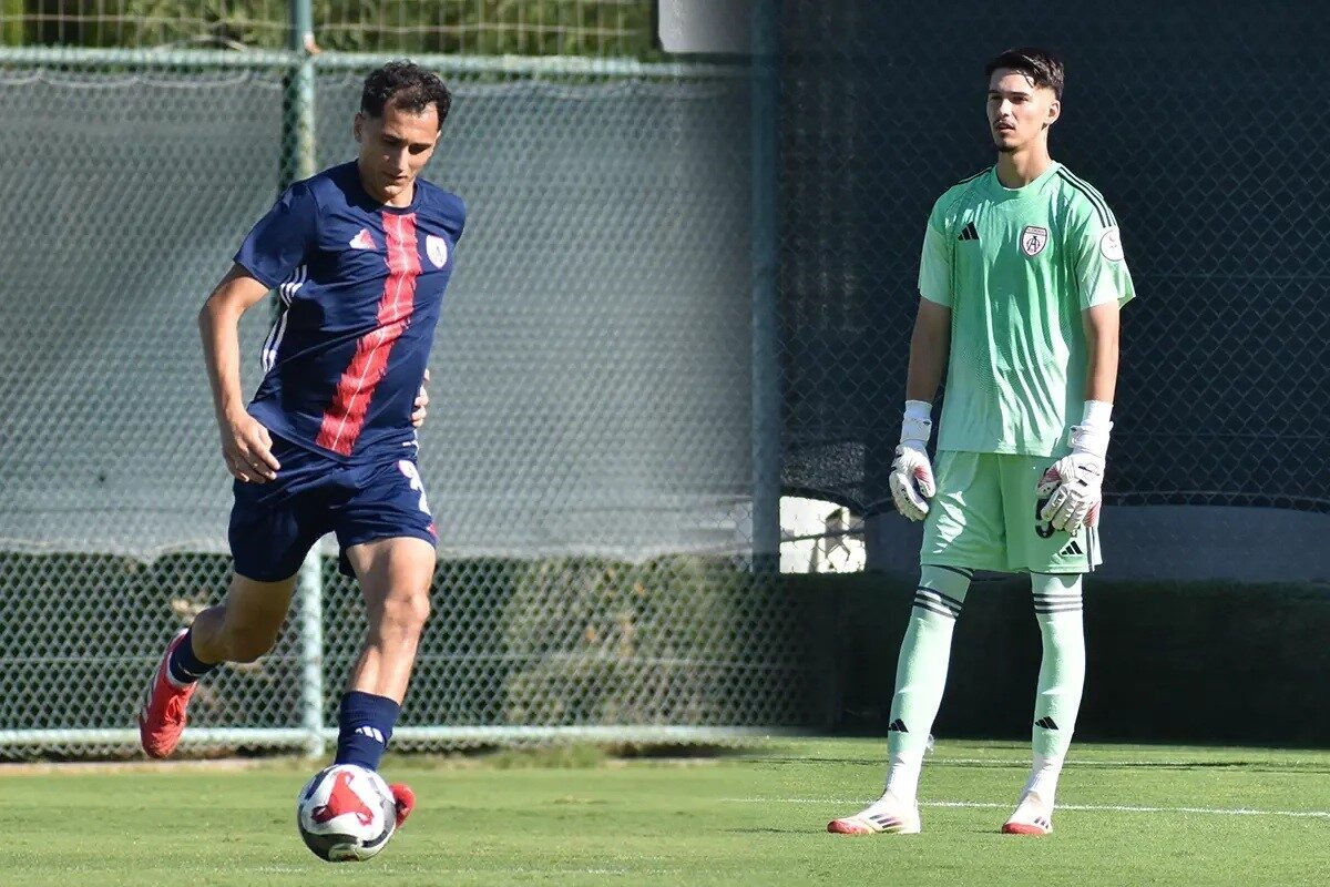 Altınordu futbolcuları Arif Şimşir ve Birhan Elibol, cumartesi günü Karacabey