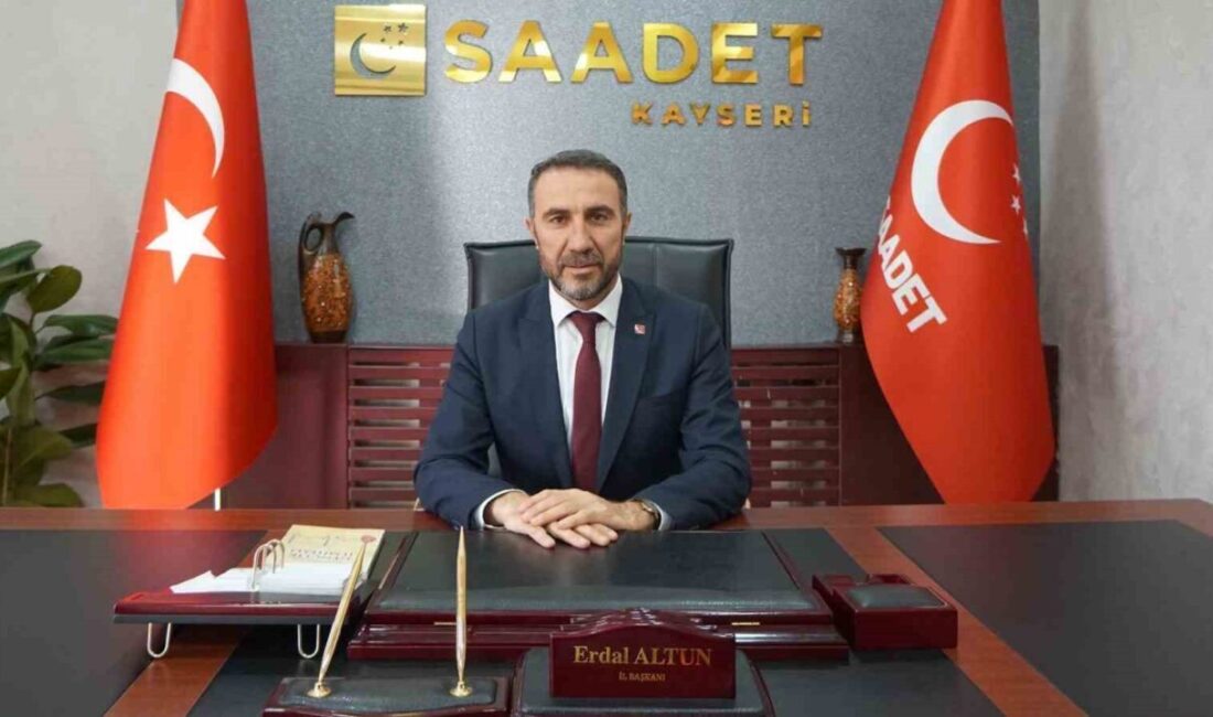 Saadet Partisi Kayseri İl Başkanı Erdal Altun, toplu taşıma ücretlerine