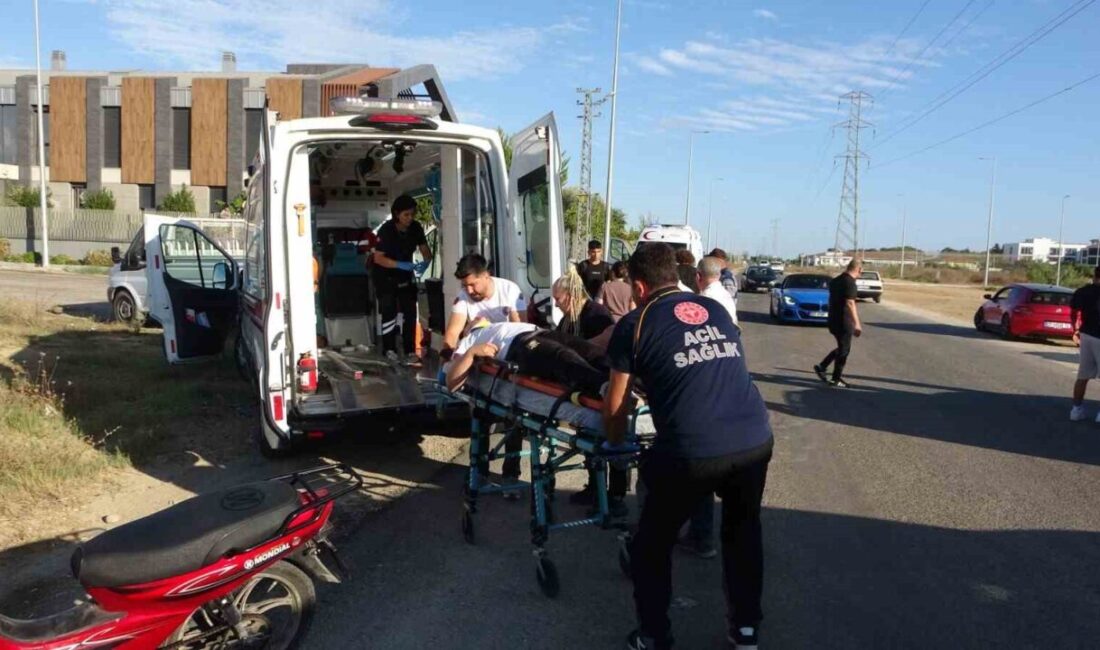 Antalya'nın Manavgat ilçesinde 14 yaşındaki Muhammed M. Ş.'nin kullandığı motosiklet,