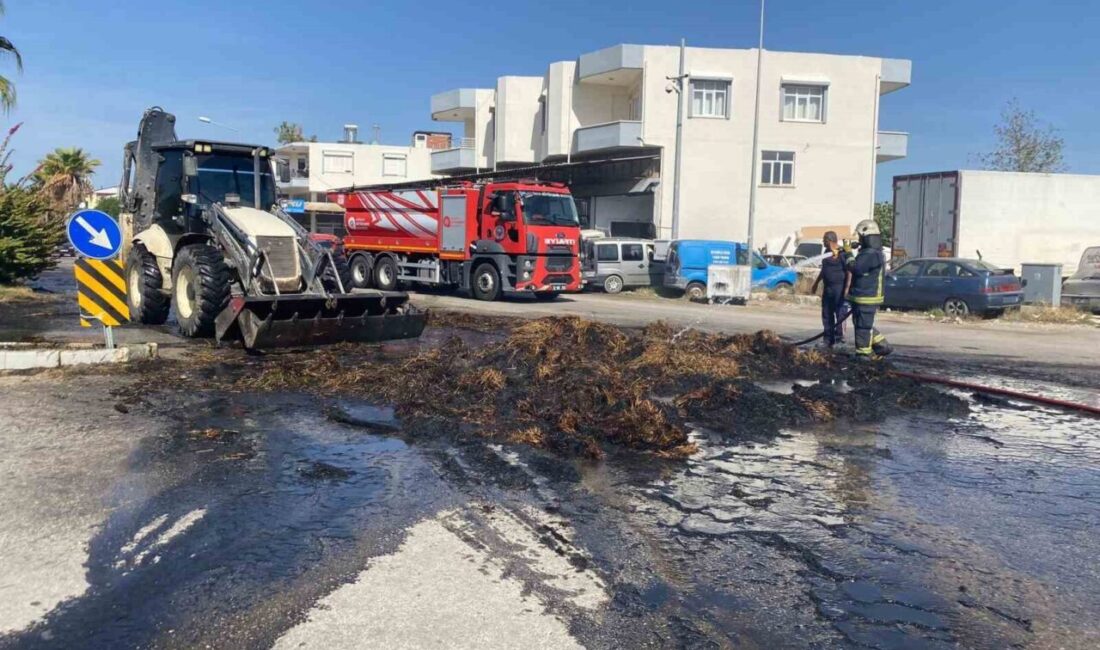 Antalya’nın Kepez Bölgesinde Traktördeki Saman Balyaları Yangın Sonucu Küle Döndü, Sürücü Kurtarıldı Antalya'nın Kepez ilçesinde H.D. yönetimindeki traktördeki saman balyaları alev alarak