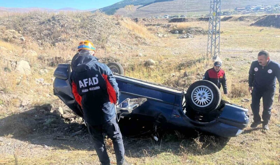 Ardahan'da Reşat Y'nin kullandığı otomobil kontrolden çıkarak devrildi. Kazada sürücü