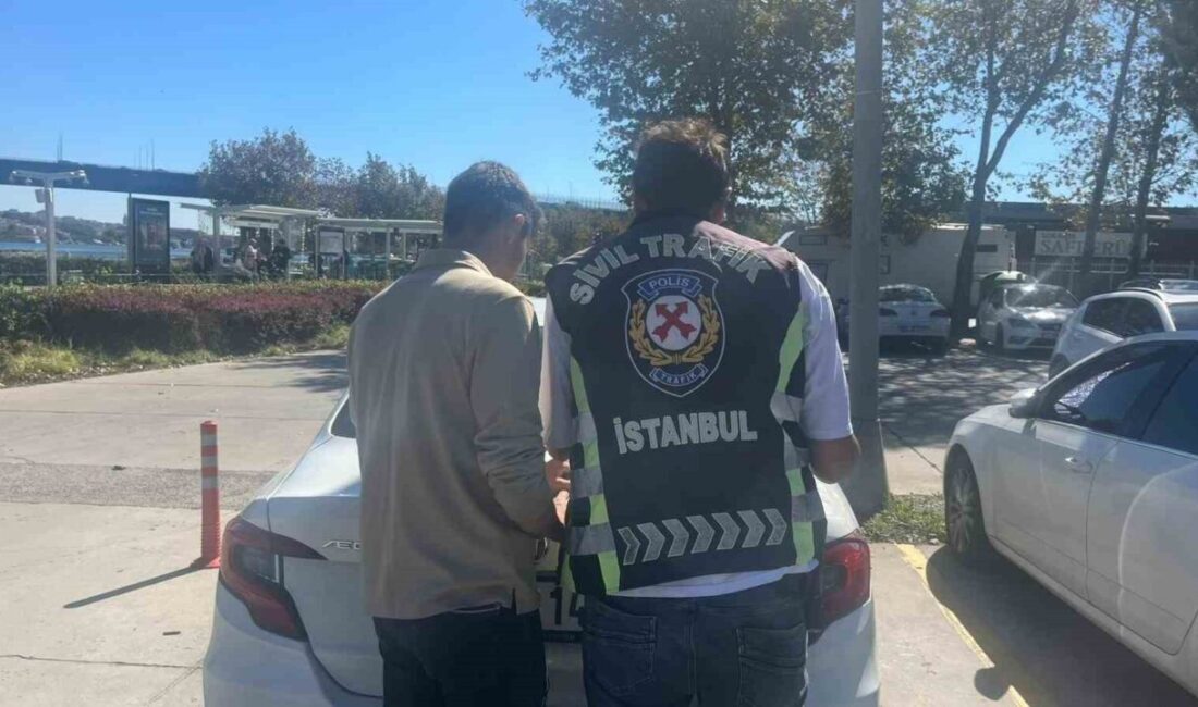Arnavutköy'de, tehlikeli sürüş yaparak trafiği riske atan Ö.F.'ye, sosyal medyada