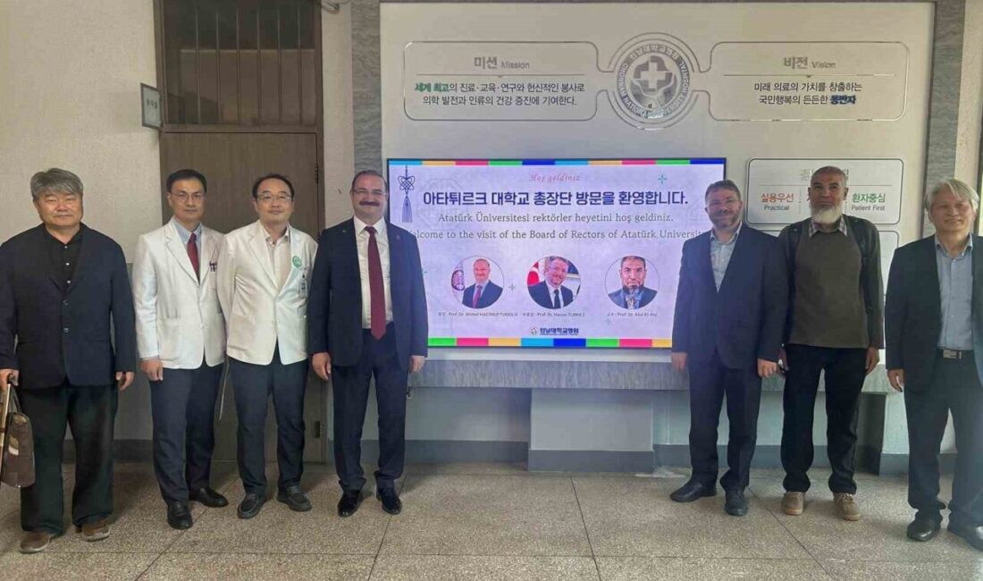 Atatürk Üniversitesi, Rektör Prof. Dr. Ahmet Hacımüftüoğlu'nun liderliğinde Güney Kore'de