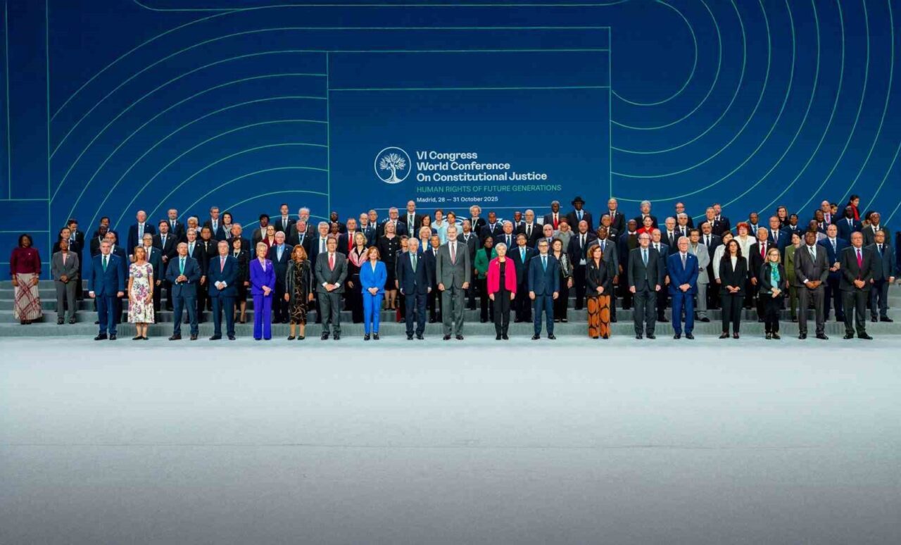 Anayasa Mahkemesi Başkanı Kadir Özkaya, Madrid'deki Dünya Anayasa Yargısı Konferansı'nda
