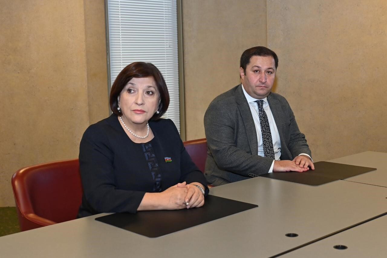 Azerbaycan Milli Meclis Başkanı Sahibe Gafarova ve Ermenistan Parlamentosu Başkanı