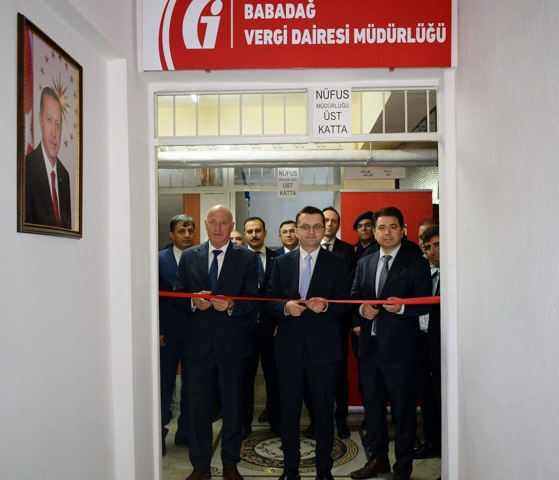 Babadağ’da Yeni Vergi Dairesi Müdürlüğü Hizmete Açıldı