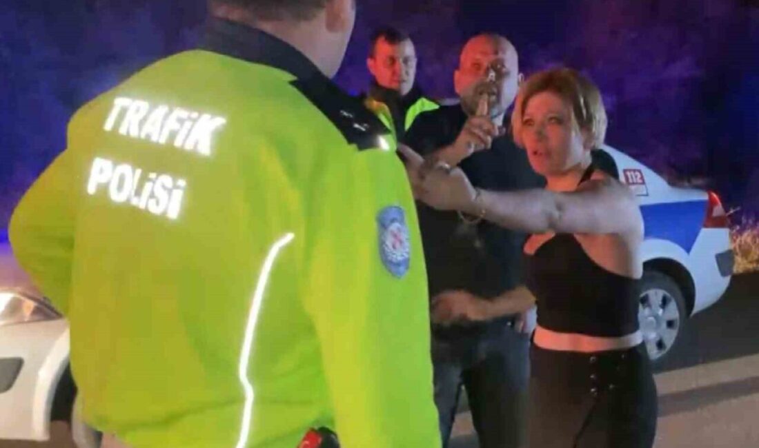 Aksaray’da polis ekiplerine direnç gösteren sürücü ve yanındaki kadın, tehditler savurarak gözaltına alındı Aksaray'da polisin durdurduğu araçtaki sürücü Yusuf K. ve yanındaki Döne