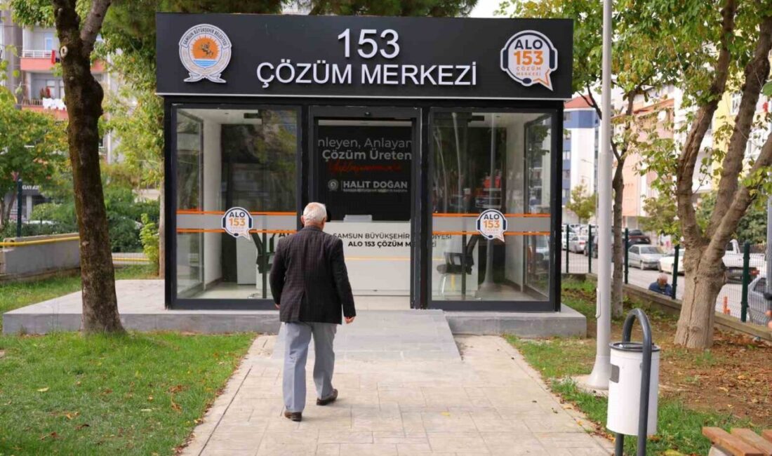 Samsun Büyükşehir Belediyesi, Bafra ilçesinde yeni bir "153 Çözüm Merkezi"