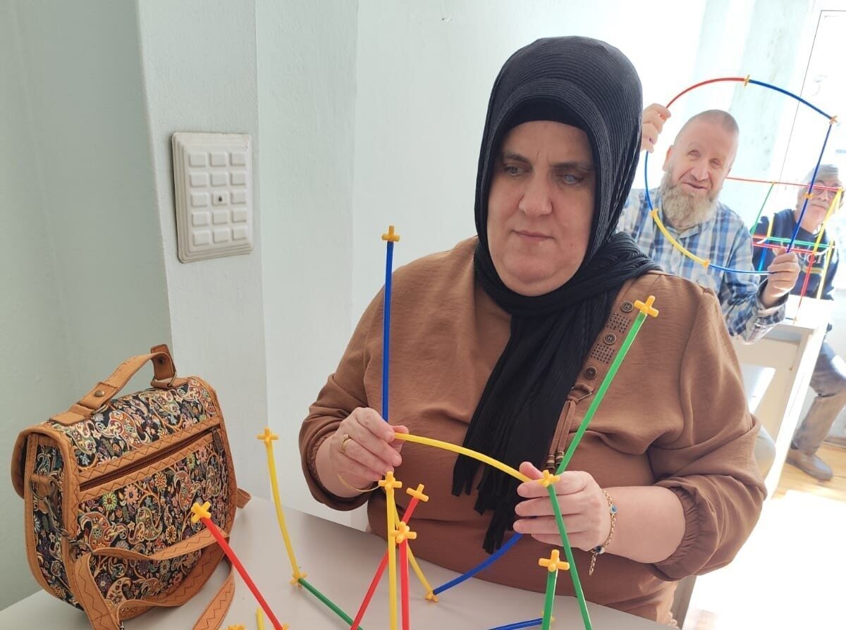 Samsun Bafra'da Görme Engelliler Derneği ve Halk Eğitim Merkezi iş