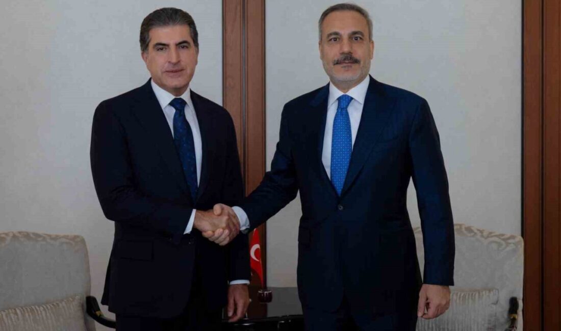 Dışişleri Bakanı Hakan Fidan, Irak Kürt Bölgesel Yönetimi Başkanı Neçirvan
