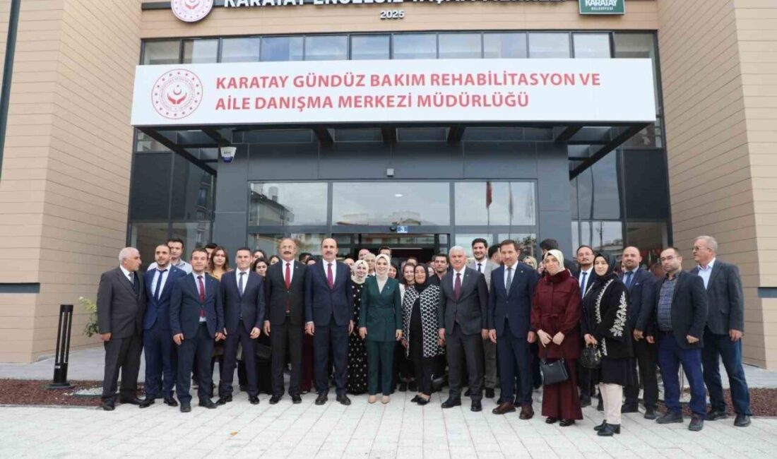 Aile ve Sosyal Hizmetler Bakanı Mahinur Özdemir Göktaş, Konya’daki Karatay