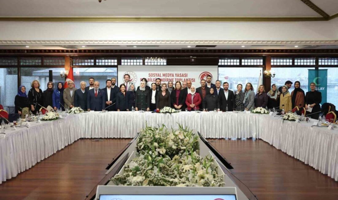 Aile Bakanı Göktaş, Sosyal Medya Yasası için Sivil Toplum Kuruluşlarıyla bir araya geldi Aile ve Sosyal Hizmetler Bakanı Mahinur Özdemir Göktaş, İstanbul'da STK