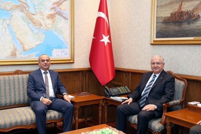 Milli Savunma Bakanı Yaşar Güler, Tacikistan'ın Ankara Büyükelçisi Sodiq Ashurboyzoda