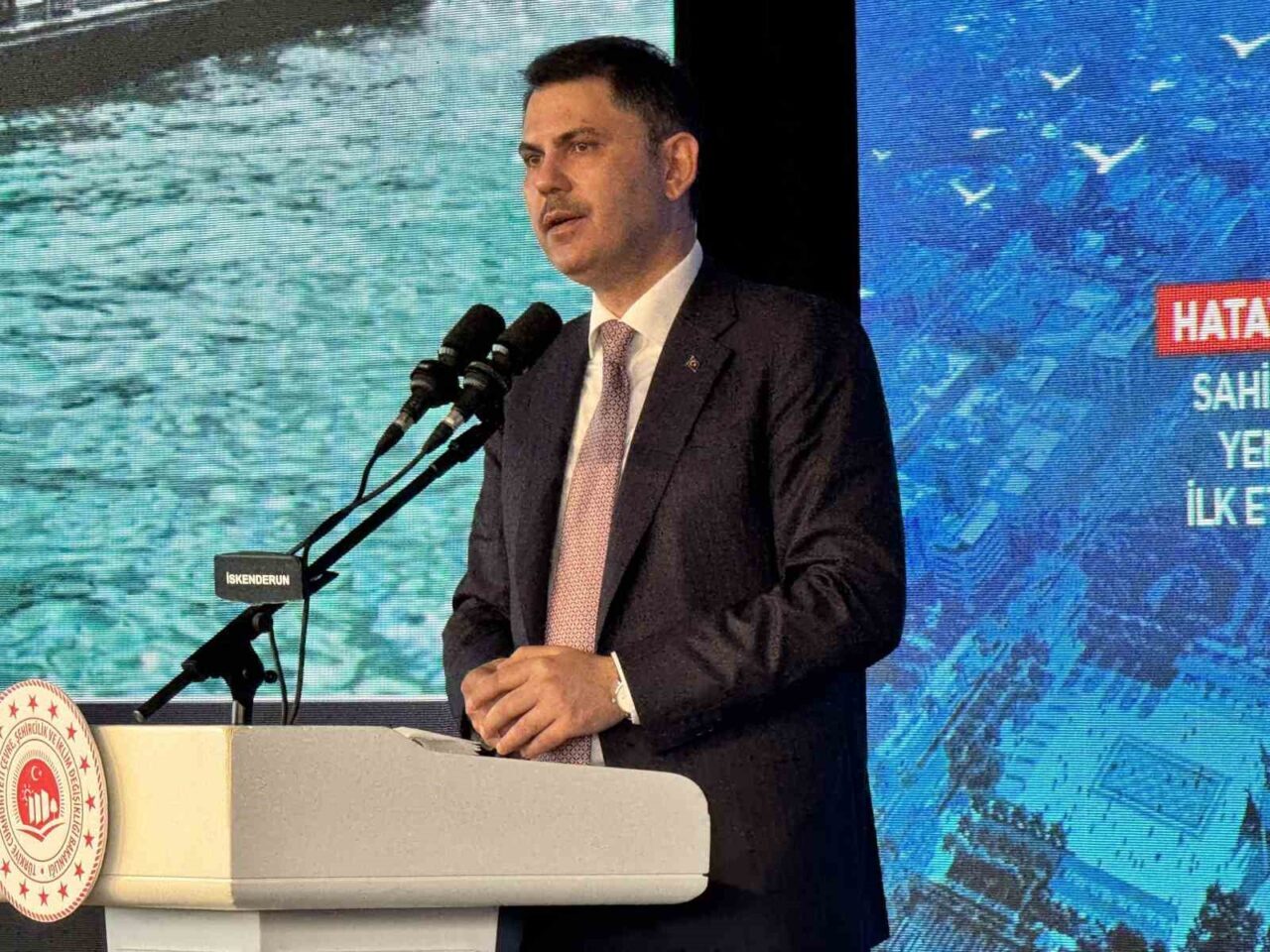 Çevre, Şehircilik ve İklim Değişikliği Bakanı Murat Kurum, Hatay'da 2025