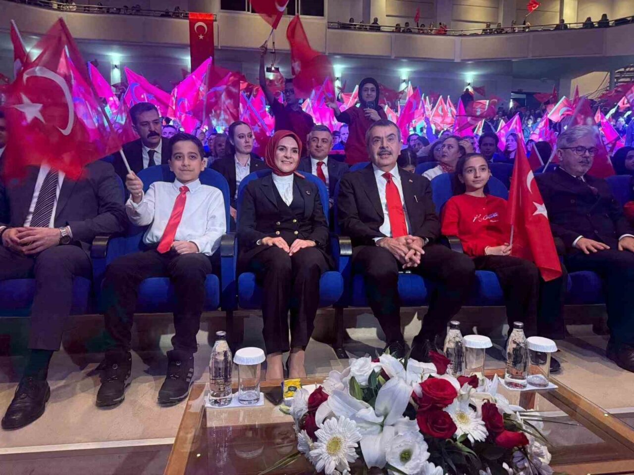 Ankara'da düzenlenen 29 Ekim Cumhuriyet Bayramı etkinliğine katılan Milli Eğitim