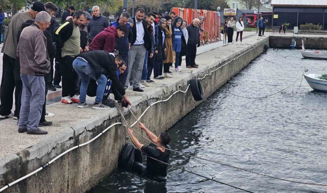 Bandırma’da Gençlerin Eğlencesi Tehlikeli Bir Duruma Dönüşünce Zabıta Ekipleri Kurtardı Balıkesir’in Bandırma ilçesinde üç genç arasında eğlenceli bir iddiaya girildi.