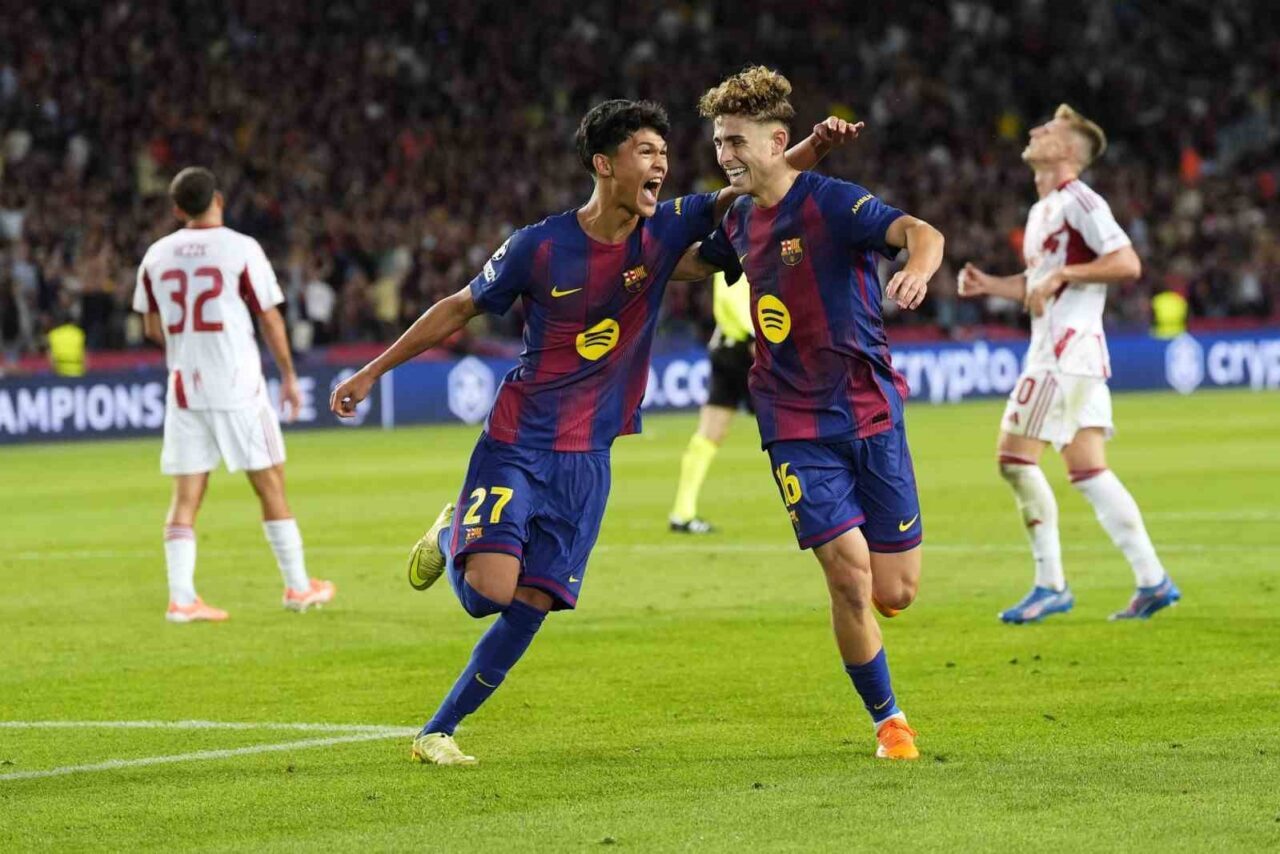 Barcelona, 2023 UEFA Şampiyonlar Ligi 3. hafta maçında Olympiakos’u 6-1