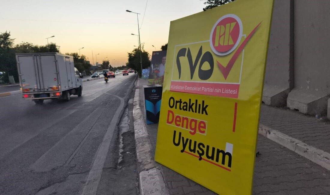 Kürdistan Demokrat Partisi (KDP), Irak'taki genel seçimler öncesi kampanyasında Türkçe