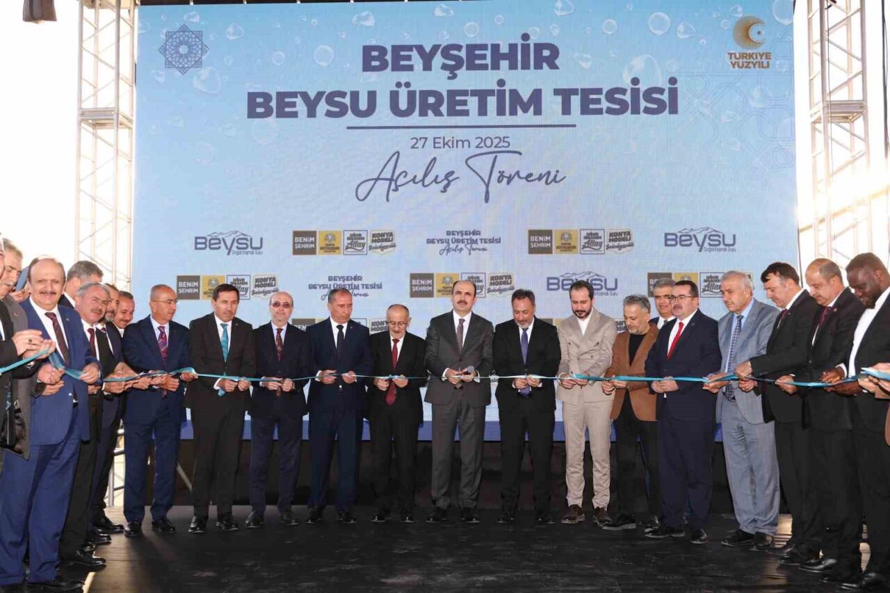 Konya Büyükşehir Belediyesi'nin Beysu tesisleri, Beyşehir'de açıldı. Beyşehir Belediye Başkanı