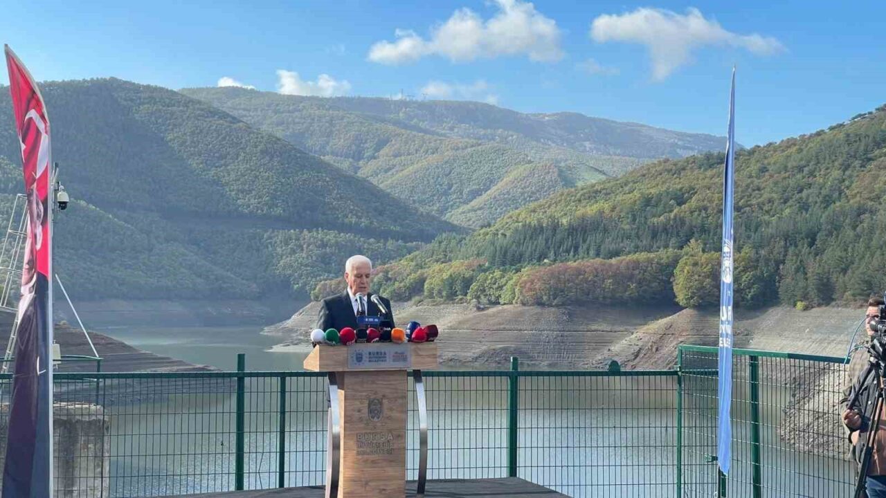 Bursa Büyükşehir Belediye Başkanı Mustafa Bozbey, Bursa'nın su krizine dair