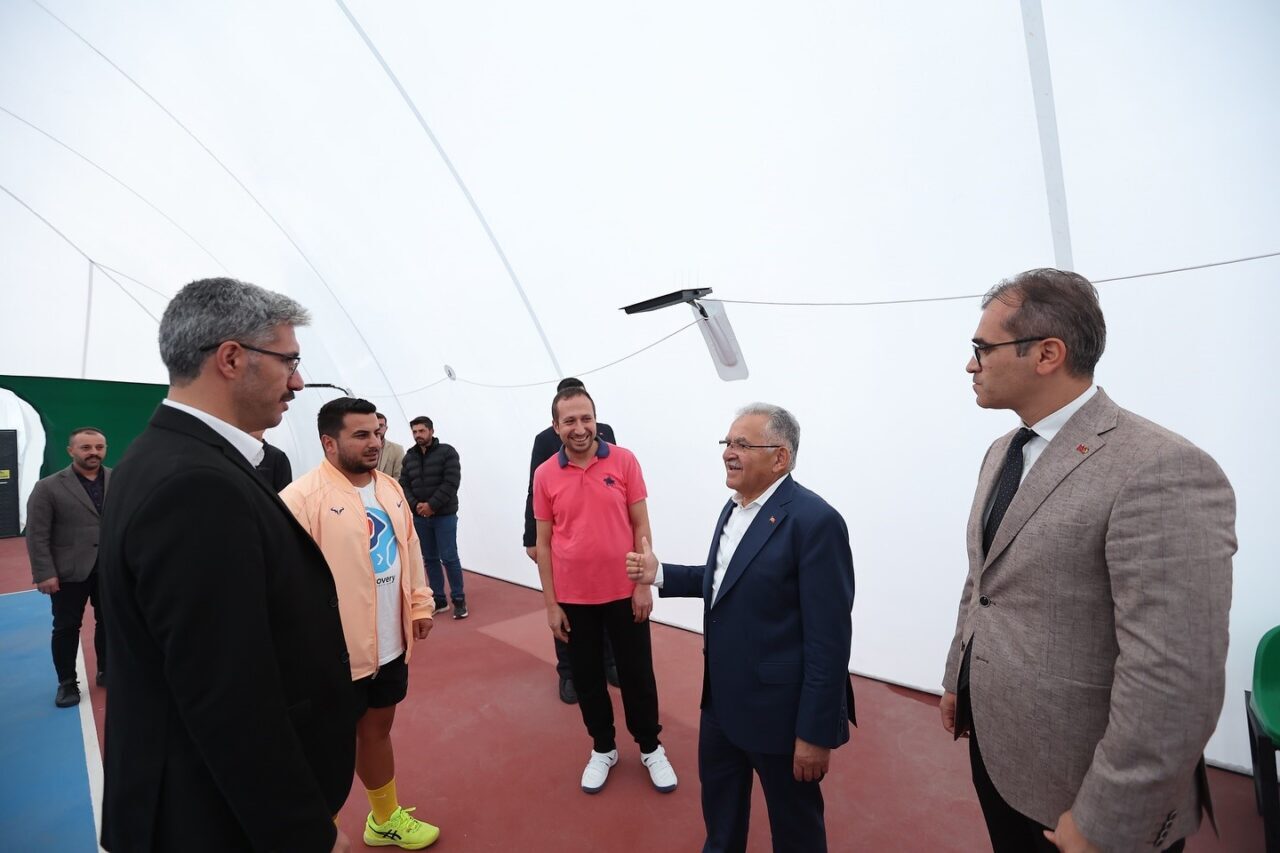 Kayseri Büyükşehir Belediye Başkanı Dr. Memduh Büyükkılıç, Recep Tayyip Erdoğan