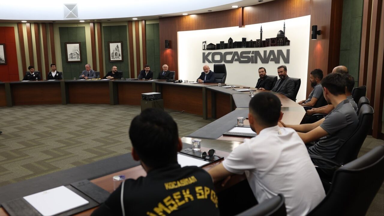 Kocasinan Şimşekspor, Kulüp Başkanı Yusuf Sarıalp ve Onursal Başkan Fehmi